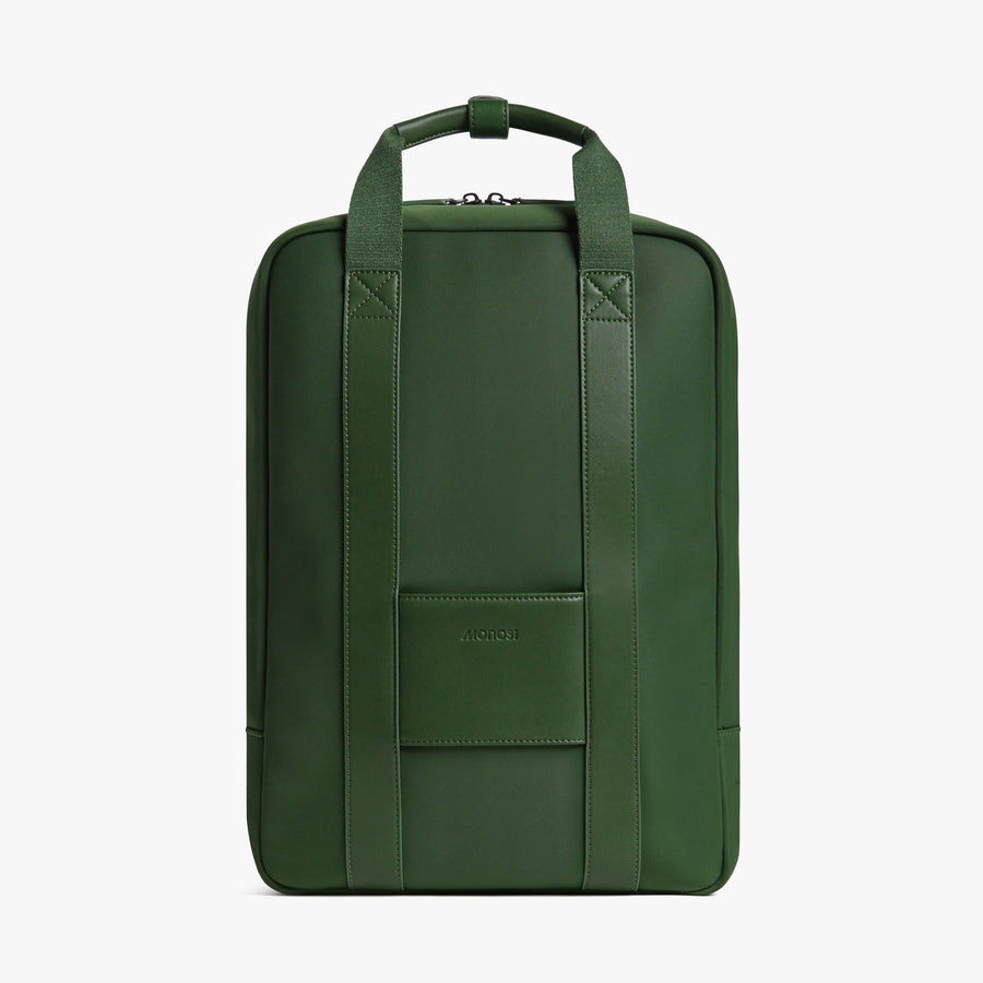 Juniper Green | Back view of Metro Backpack Juniper Green